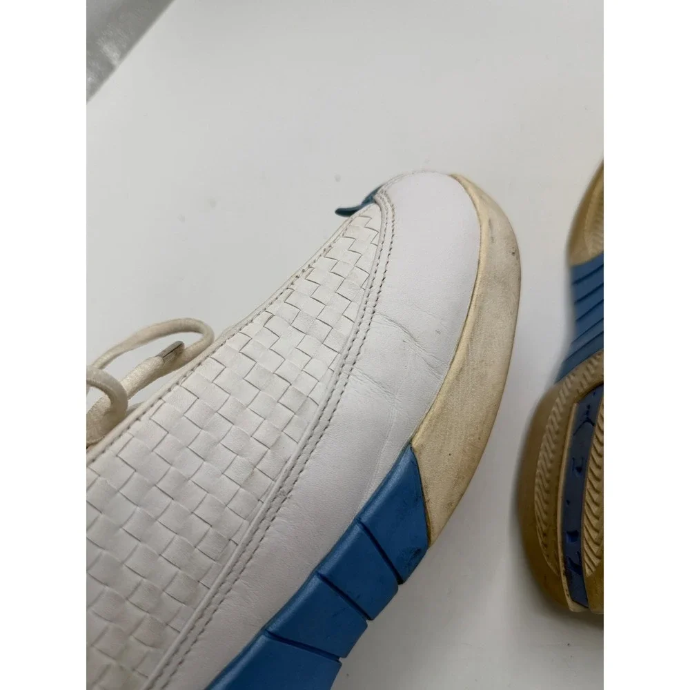 Nike Air Jordan 15 XV OG Columbia 1999 White Blue Size 12.5 Sneakers 136029-141